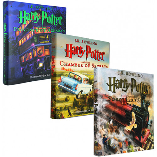 Harry Potter and the Prisoner of Azkaban: The Illustrated Edition (Harry  Potter, Book 3) (3)
