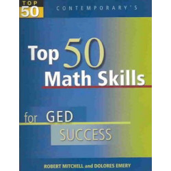 Top 50 Math Skills for GED Success, Student Text Only