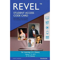 REVEL for Learning U.S. History, Semester 1 -- Access Card