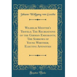 Wilhelm Meister's Travels; The Recreations of the German Emigrants; The Sorrows of Young Werther; Elective Affinities (Classic Reprint)