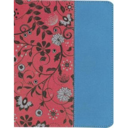 NIV, Beautiful Word Coloring Bible for Teen Girls, Leathersoft, Pink/Blue