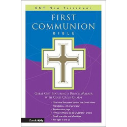 GNT, First Communion Bible: New Testament, Leathersoft, White