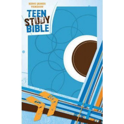 KJV, Teen Study Bible, Leathersoft, Brown/Orange