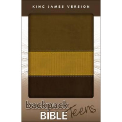 KJV, Backpack Bible for Teens, Leathersoft, Brown