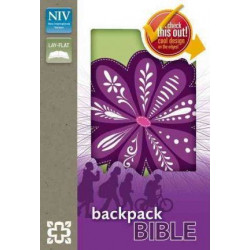 NIV, Backpack Bible, Leathersoft, Purple, Red Letter