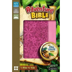 NIV, Adventure Bible, Imitation Leather, Raspberry/Pink