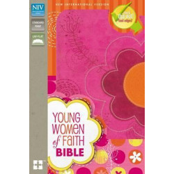 NIV, Young Women of Faith Bible, Leathersoft, Pink/Multicolor