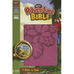 NKJV, Adventure Bible, Leathersoft, Pink, Full Color