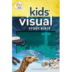NIV Kids' Visual Study Bible, Leathersoft, Teal, Full Color Interior