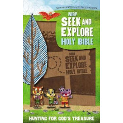 NIrV Seek and Explore Holy Bible, Leathersoft, Tan