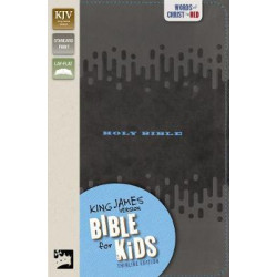 KJV Bible for Kids, Leathersoft, Charcoal