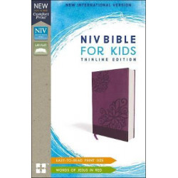 NIV Bible for Kids, Leathersoft, Purple, Red Letter Edition, Comfort Print