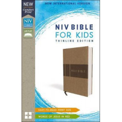 NIV Bible for Kids, Leathersoft, Tan, Red Letter Edition, Comfort Print
