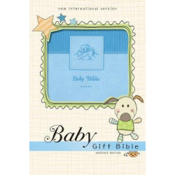 NIV Baby Gift Bible, Holy Bible, Leathersoft, Pink, Red Letter Edition, Comfort Print