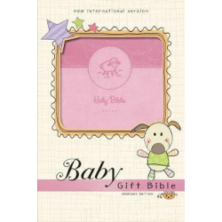 NIV Baby Gift Bible, Holy Bible, Leathersoft, Blue, Red Letter Edition, Comfort Print