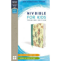 NIV Bible for Kids, Flexcover, Teal, Red Letter Edition, Comfort Print