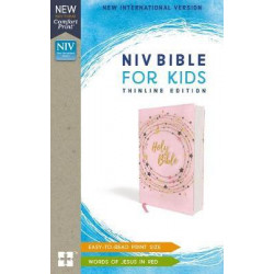NIV Bible for Kids, Flexcover, Pink/Gold, Red Letter Edition, Comfort Print