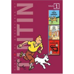 Adventures of Tintin 3 Complete Adventures in 1 Volume: WITH Cigars of the Pharaoh AND The Blue Lotus
