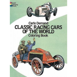 Classic Racing Cars of the World Coloring Book
