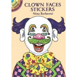 Clown Faces Stickers