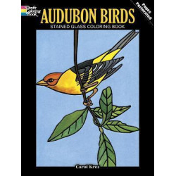 Audubon Birds Stained Glass Coloring Book