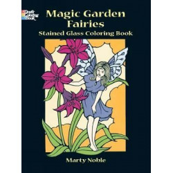 Fairies and Elves Stained Glass Colouring Book