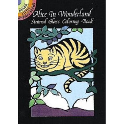 Alice in Wonderland Stained Glass C