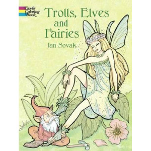 Trolls, Elves and Fairies Coloring Book