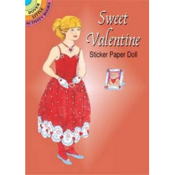 Sweet Valentine Sticker Pap Doll