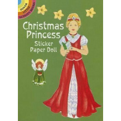 Christmas Princess Sticker Paper Doll