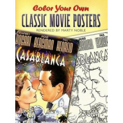 Color Your Own Classic Movie Posters