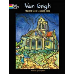 Van Gogh Stained Glass Coloring Book