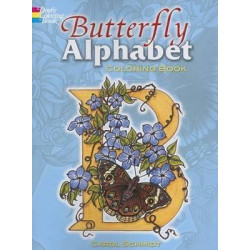Butterfly Alphabet Coloring Book