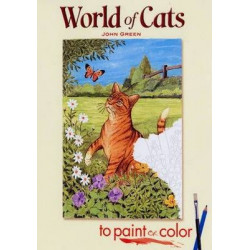 World of Cats to Paint or Color