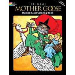 The Real Mother Goose Stained Glass Coloring Book