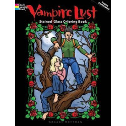 Vampire Lust Stained Glass Coloring Book