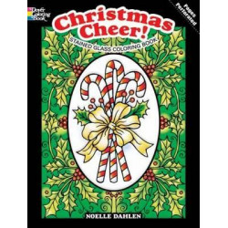 Christmas Cheer! Stained Glass Coloring Book