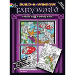 Build a Window Stained Glass Coloring Book, Fairy World
