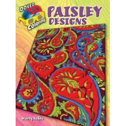 3-D Coloring Book--Paisley Designs