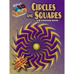 3-D Coloring Book - Circles and Squares