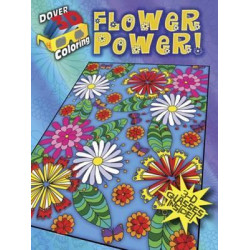 3-D Coloring Book--Flower Power!