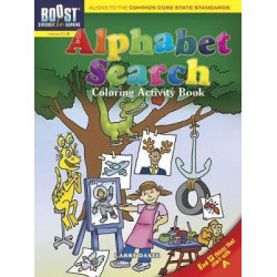 BOOST Alphabet Search Coloring Activity Book