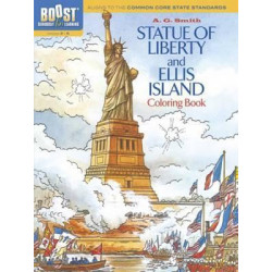 BOOST Statue of Liberty and Ellis Island Coloring Book