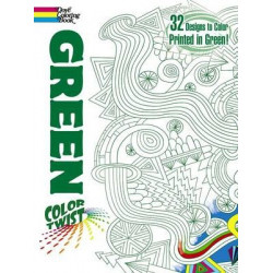 COLORTWIST -- Green Coloring Book
