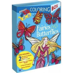 Fairies and Butterflies 3-D Coloring Box