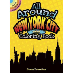 All Around New York City Mini Coloring Book