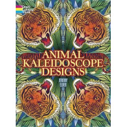 Animal Kaleidoscope Designs Coloring Book