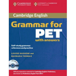 Cambridge Grammar for PET Book with Answers and Audio CD