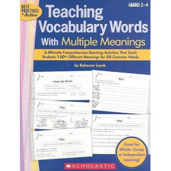 Teaching Vocabulary Words with Multiple Meanings