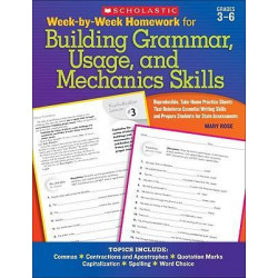 Week-By-Week Homework for Building Grammar, Usage, and Mechanics Skills